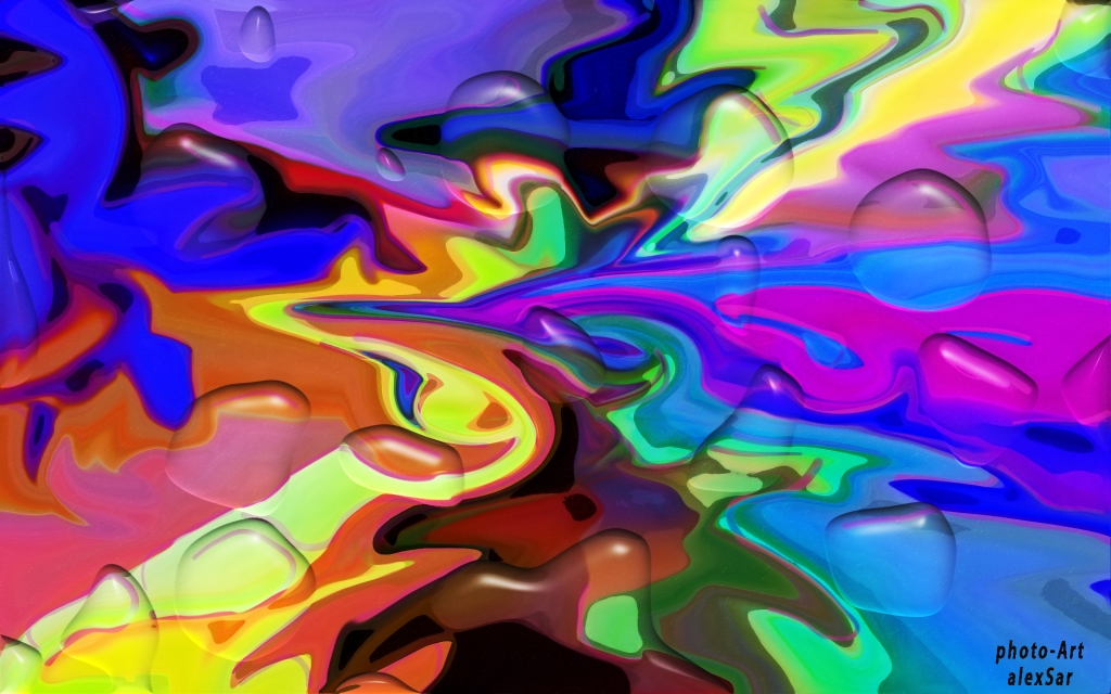 Image is of a colorful abstract painting.